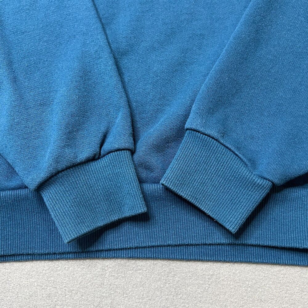 Alo Yoga Accolade Hoodie Womens S Blue Long Sleeve Logo Kangaroo Pocket Pullover - Picture 6 of 9